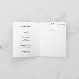 Carte De Remerciements Mais Dieu fait poème, photo et citation