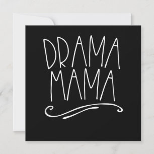 Carte De Remerciements Mama Drame Actrice Maman Parent Théâtre Comédie