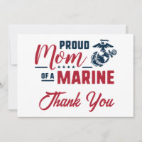 Maman fière d'un Marine - Couleur