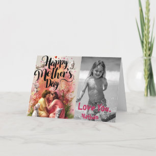 Carte De Remerciements *~* Maman Whimsical Loving Mother Day Photo AP72 M