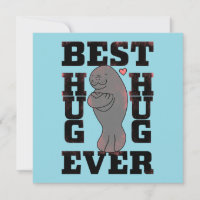 Manatee - Meilleur Hug Jamais - Hug - Conception A