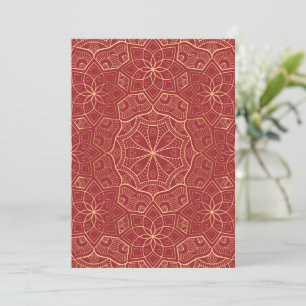 Carte De Remerciements Mandala 6 de luxe
