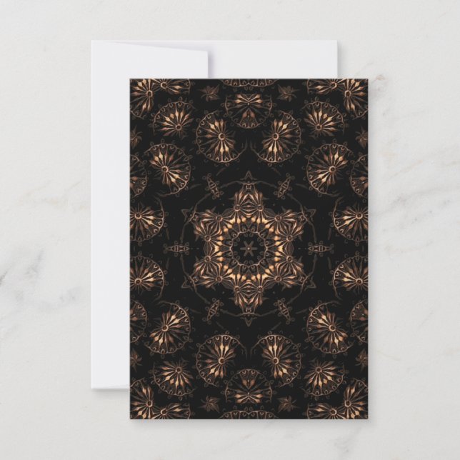 Carte De Remerciements Mandala de l'âge de bronze  (Devant)