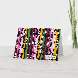 Carte De Remerciements Mardi Gras Confetti