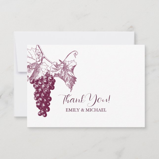 Carte de remerciements Mariage (Devant)