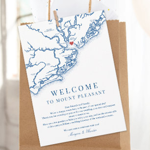 Carte De Remerciements Mariage à Mount Pleasant SC - Itinéraire de bienve