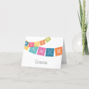 Carte De Remerciements Mariage - Boda - Mariage Papel Picado