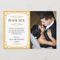 Carte de remerciements mariage, Carte Appartement
