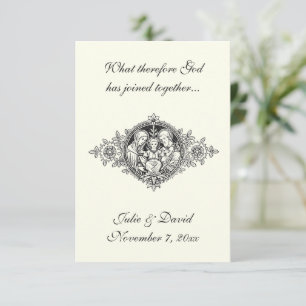 Carte De Remerciements Mariage catholique Favoriser le souvenir de la Sai