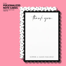 Carte de remerciements Mariage de bord de pétoncle