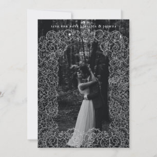Carte De Remerciements Mariage de superposition de dentelle photo Enregis