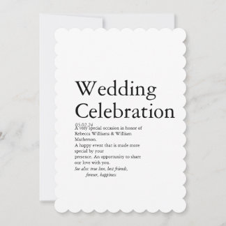 Carte De Remerciements Mariage Définition