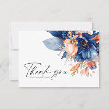 Mariage Élégant en Terre Cuite Bleu Marine