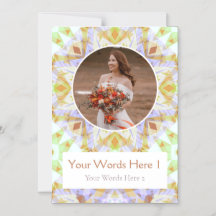 Carte de remerciements Mariage Étoile Brown person