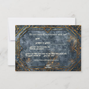 Carte De Remerciements Mariage Imaginaire Dwarven Splendor