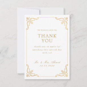 Carte De Remerciements Mariage islamique musulman