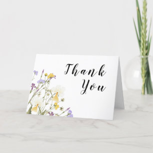 Carte De Remerciements Mariage Lilac aquarelle
