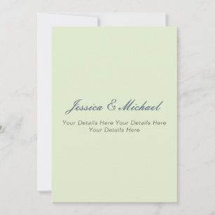 Carte De Remerciements Mariage Moderne Élégant Simple Professionnel