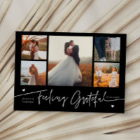Mariage noir multi photo avec sentiment de gratitu