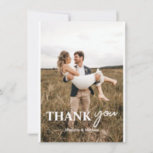 Carte De Remerciements Mariage personnalisé