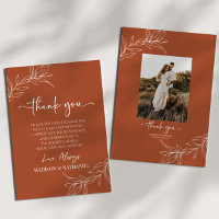Mariage personnalisé avec feuille de branche minim