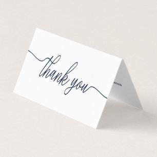 Carte de remerciements Mariage photo de script sim