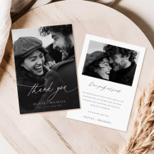 Mariage photo minimaliste moderne de calligraphie 