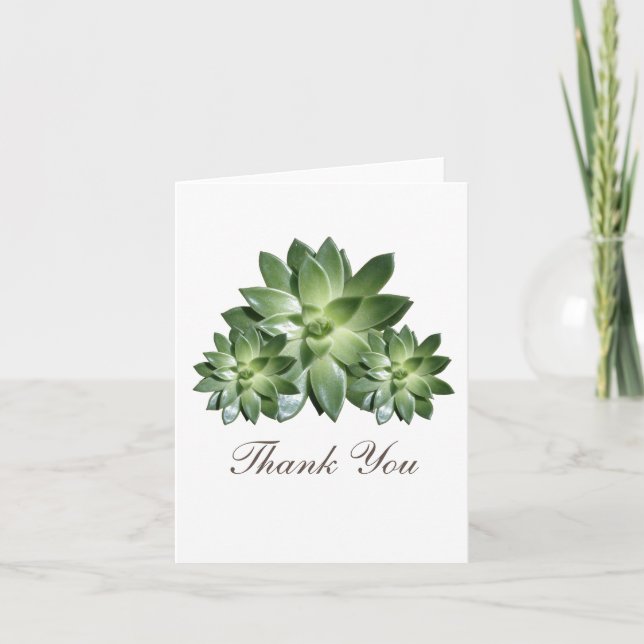 Carte de remerciements Mariage simple et réussi (Devant)