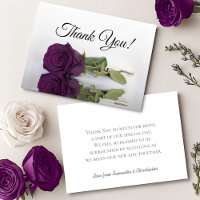 Mariage Simple Rose Miroir Élégant Prune Pourpre