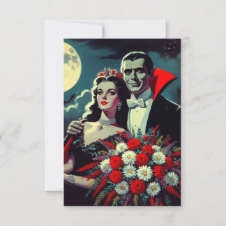 Carte De Remerciements Mariage vampire