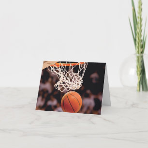 Carte De Remerciements Marquage au basket-ball