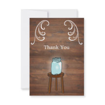 Mason Jar Mariage rustique