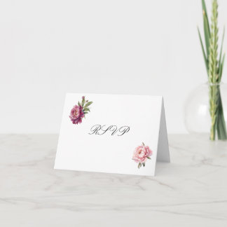 Carte De Remerciements Matching Faith Hope Love RSVP card with envelope