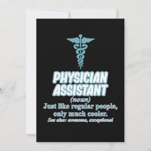 Carte De Remerciements Médecin Assistant Définition PA Étudiants Médicale