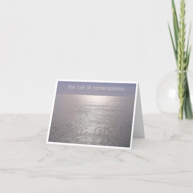 Carte De Remerciements méditation de la méditation (Devant)