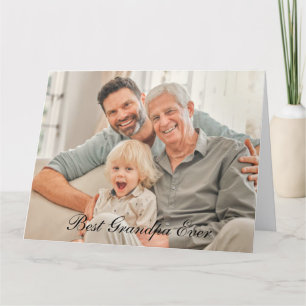 Carte De Remerciements Meilleur grand-père Jamais Père jour Papa Papa Pap