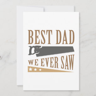 Carte De Remerciements Meilleur papa que nous ayons jamais vu