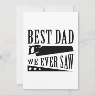 Carte De Remerciements Meilleur papa que nous ayons jamais vu