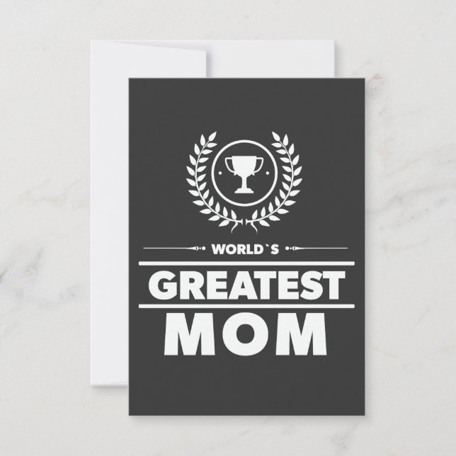 Carte De Remerciements Meilleur prix de la MDM Adorable Journée mondiale  (Devant)
