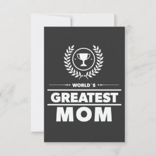 Carte De Remerciements Meilleur prix de la MDM Adorable Journée mondiale 