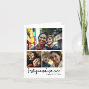 Carte De Remerciements Meilleure maman jamais   Photo personnalisée Fête 