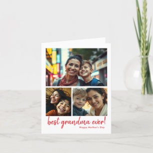 Carte De Remerciements Meilleure maman jamais Photo personnalisée Fête
