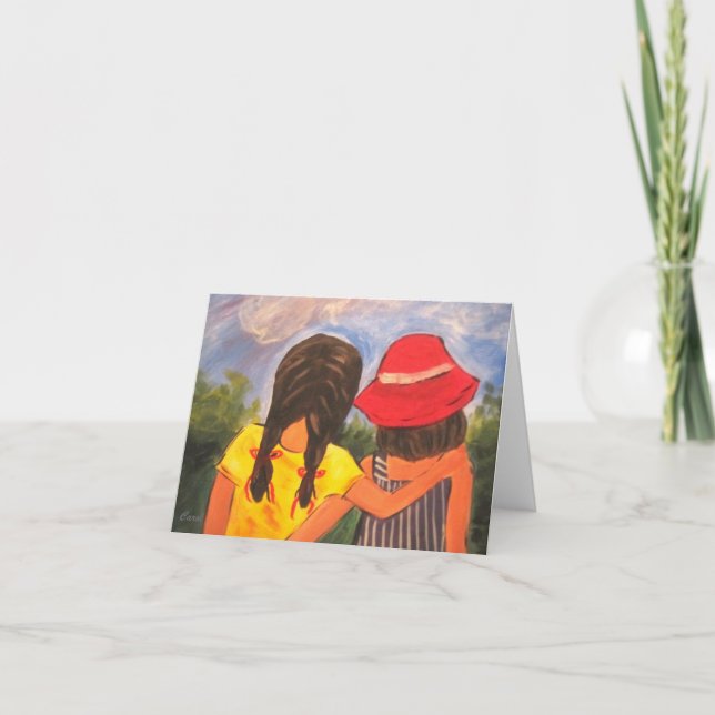 Carte De Remerciements Meilleurs amis (Devant)