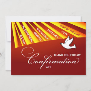 Carte De Remerciements Merci, Confirmation Personnalisation, Poussière