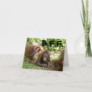 Carte De Remerciements Merci, meilleurs amis