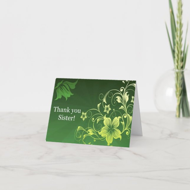 Carte De Remerciements Merci, monsieur ! (Devant)