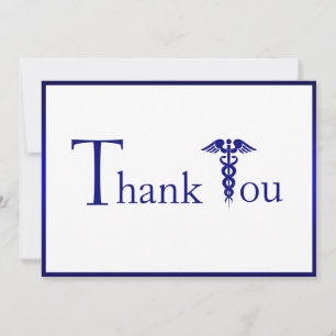 Carte De Remerciements Merci-Santé Docteur Infirmière Héros