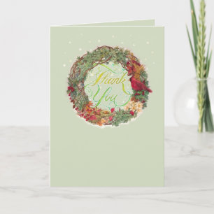 Carte De Remerciements Merci, voeux de Noël illustrés