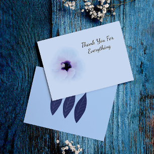 Carte De Remerciements Message de motivation avec motifs feuille