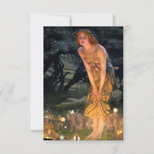 Carte De Remerciements "Midsummer Eve" par Edward Robert Hughes